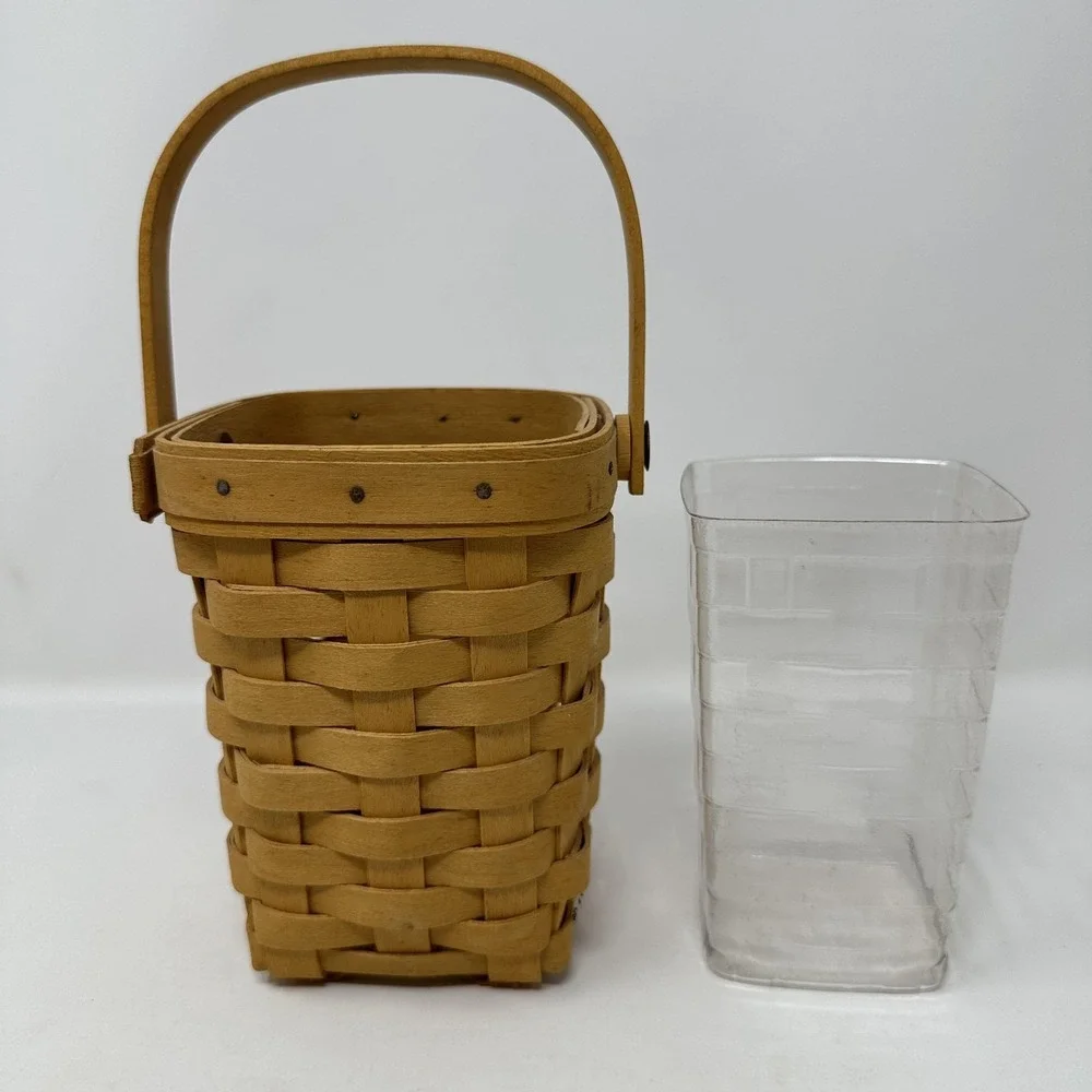 Vintage Longaberger 1998 Horizon of Hope‎ Basket with Plastic Liner Made in USA